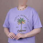 تیشرت باکسی سایز بزرگ زنانه کد ۱۲۵۸