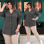 شومیز سایز بزرگ الیزه زنانه کد ۱۱۹۱